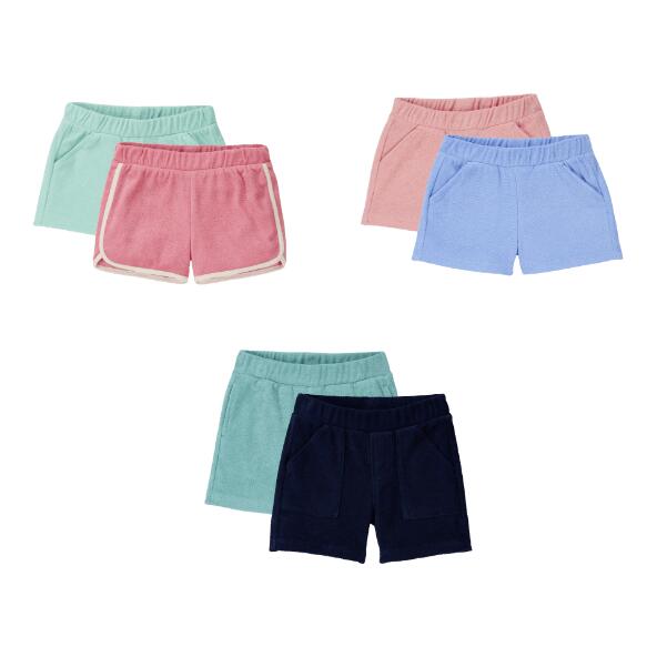L&D(R) Short en éponge, 2 pcs