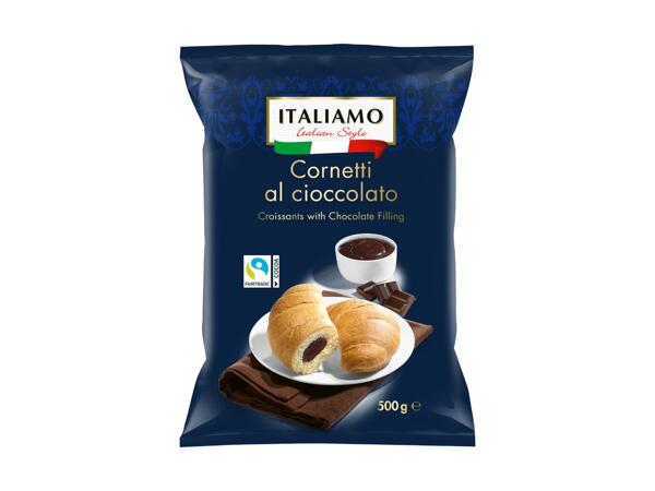 Croissants With Chocolate Filling