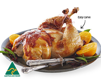 SPECIALLY SELECTED FREE RANGE TURKEY PER KG