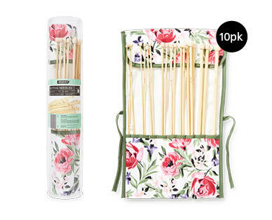 Bamboo Knitting Needles 10pk or Knitting Tote Bag