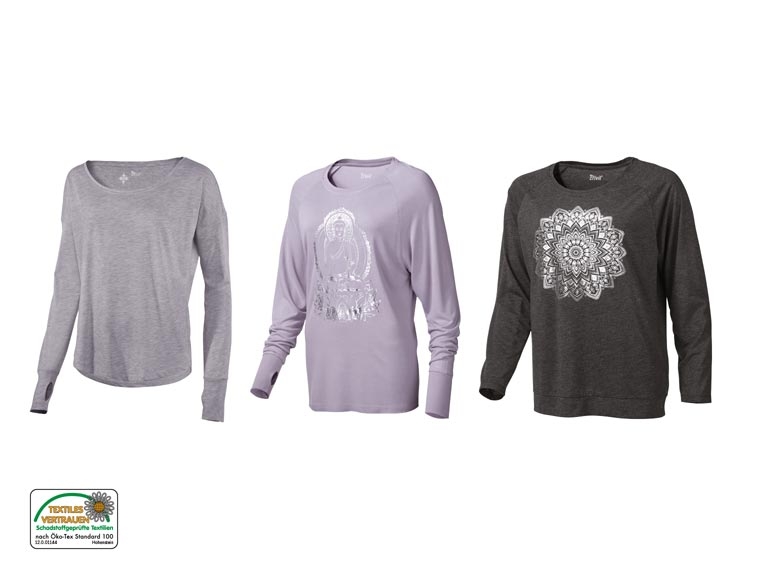 Yoga-Langarmshirt
