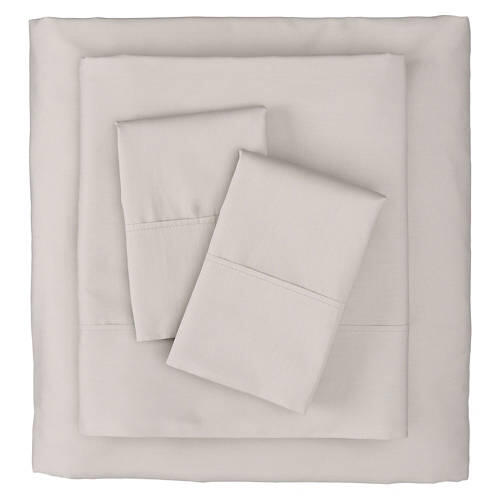 King Size 300 Thread Count Cotton Percale Sheet Set, Gray
