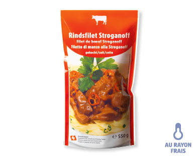 Filet de bœuf Stroganoff