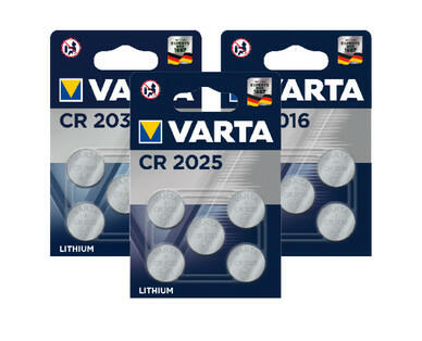 VARTA 
 PILES BOUTONS
