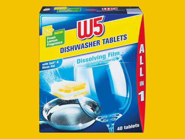 W5 40 Dishwasher Tablets