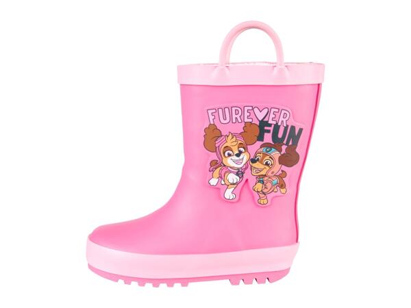 Kids' Pink Wellington Boots