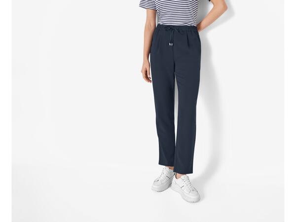Ladies' trousers straight fit