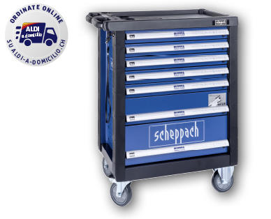 SCHEPPACH Carrello portautensili, 263 pezzi