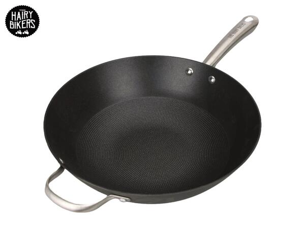 Hairy Biker 32cm Lightweight Cast Iron Wok