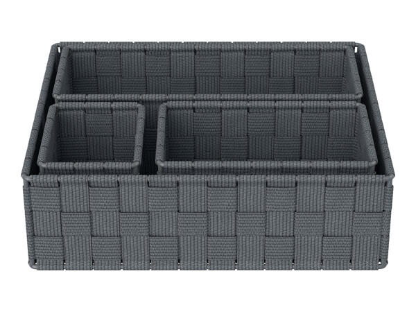 Livarno Home Bathroom Storage Baskets