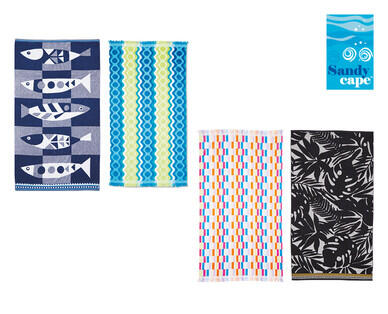 Terry Jacquard Beach Towel or Bag and Hat Set