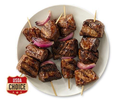 Fresh 
 Beef Kabob Cubes
