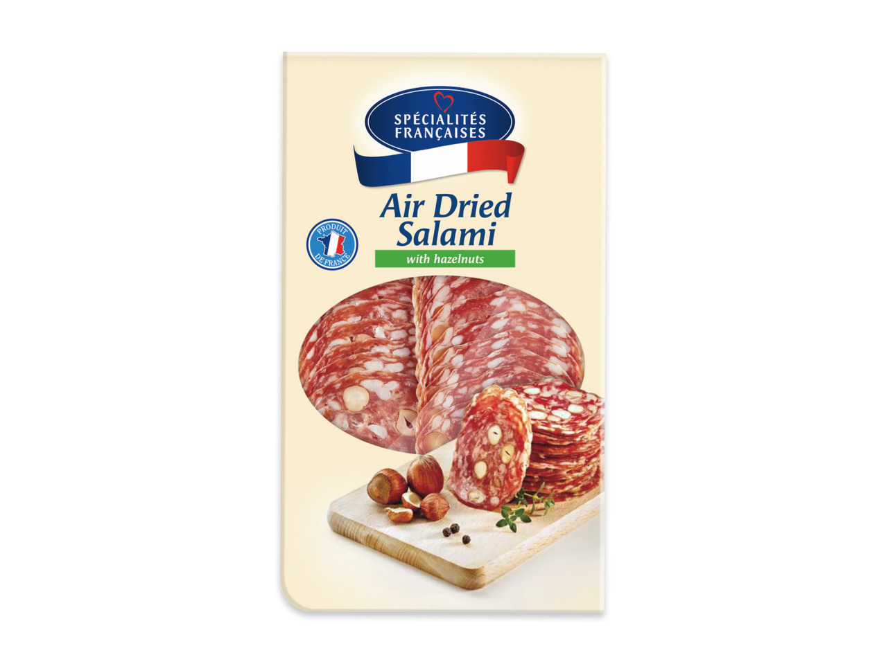 Salami med nötter