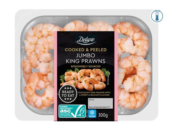 Cooked & Peeled Jumbo King Prawns