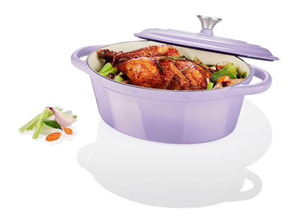 Livarno Home 4.7L Cast Iron Casserole Dish