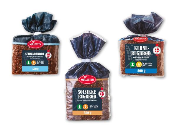 Schwarzbrot, solsikke- eller kernerugbrød