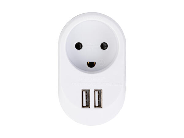 SILVERCREST(R) USB-oplader til stikkontakt