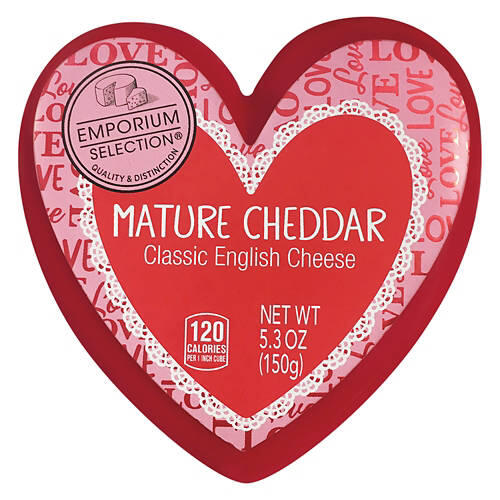Valentine's Day Mature Cheddar Classic English Cheese, 5.3 oz