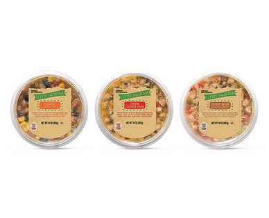 Little Salad Bar Cowboy Caviar, Italian Chickpea or Quinoa Salad
