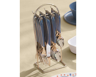 Cutlery Set 24pc with Rack