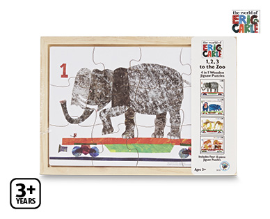 ERIC CARLE WOODEN PUZZLES