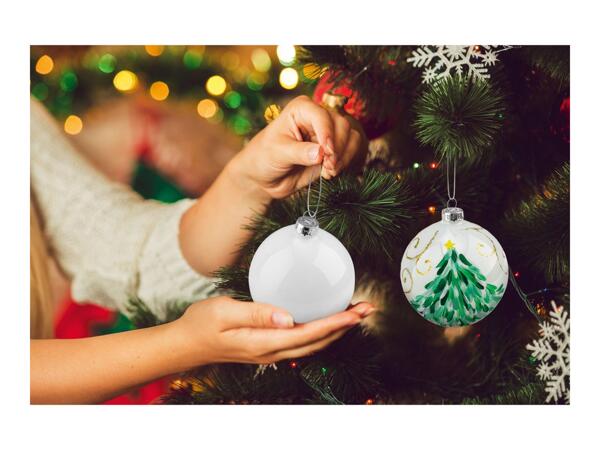 Crelando Paint Your Own Christmas Baubles Kit