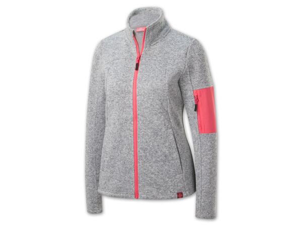 Damen/Herren Strickfleecejacke