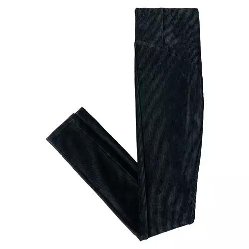 Ladies Ultra Plush Leggings - Black, M