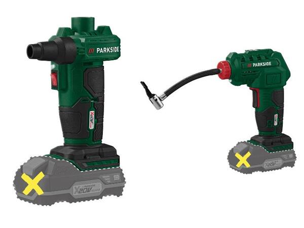 Aku pumpa PALP 20-Li B2 / Aku kompressor PAK 20-Li B2 – bez akumulátoru a nabíječky
