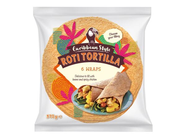 Wraps Caribbean style