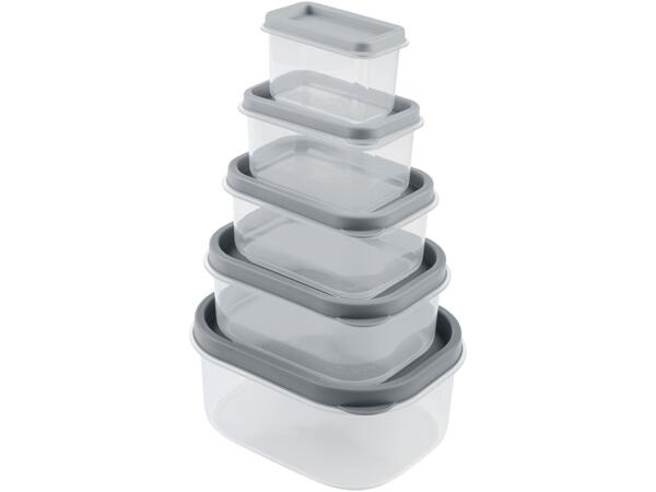 Food storage container set, 5 pieces