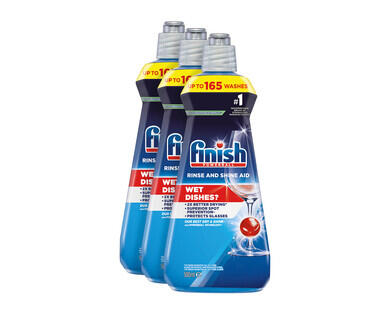Finish Rinse Aid 3pk or Dishwasher Cleaner 3pk