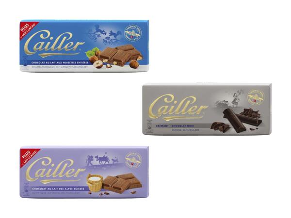 Tavolette di cioccolato Cailler
