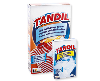 Lingettes pour le lave-linge TANDIL