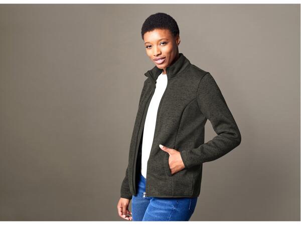Ladies' Knitted Fleece Jacket