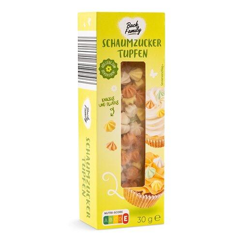 BACK FAMILY Baiser Tupfen bunt, grün