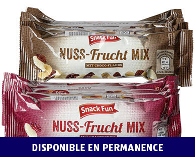 SNACK FUN 
 MÉLANGE DE FRUITS SECS ET DE NOIX