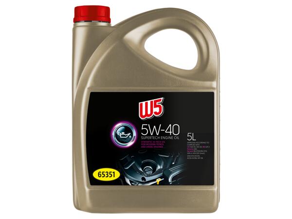 Supertech Engine Oil 5W/40