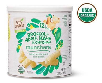 Little Journey Organic Broccoli, Apple, Kale & Cheddar Munchers