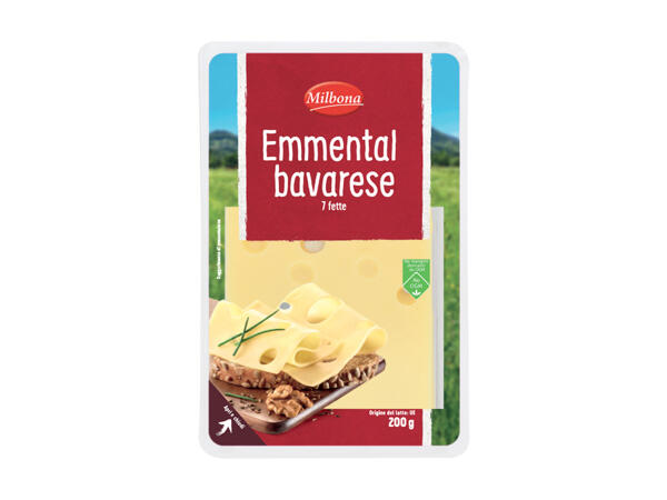 Sliced Emmental GMO free