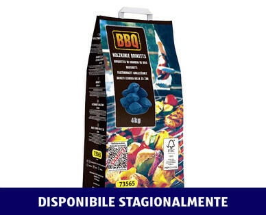 BBQ 
 BRICCHETTE DI CARBONELLA