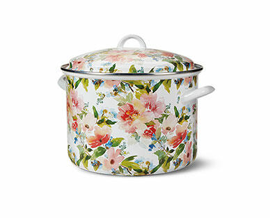 Crofton 12-Quart Porcelain Enamel Stockpot