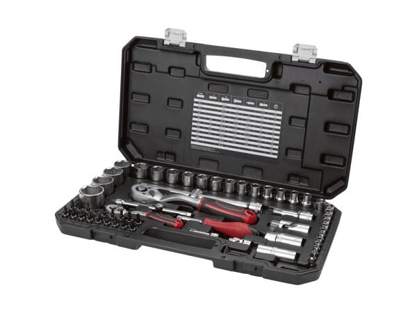 Assortiment de douilles et d'embouts, 65 pièces