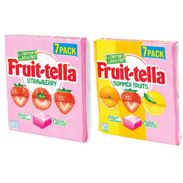 FRUITTELLA(R) 				Snoep, 7-pack