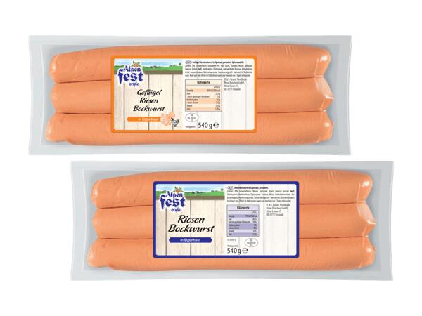 Riesen Bockwurst