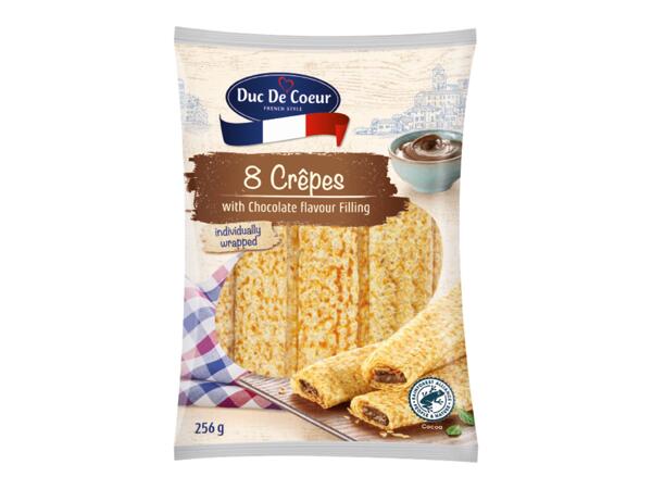 Crêpes med chokladkräm