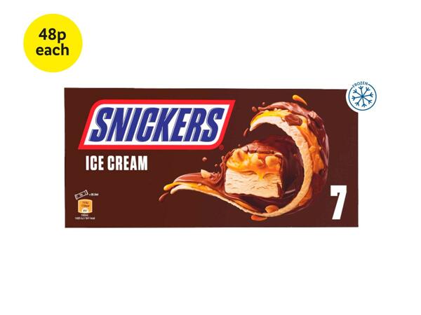 Mars or Snickers Ice Cream Bars