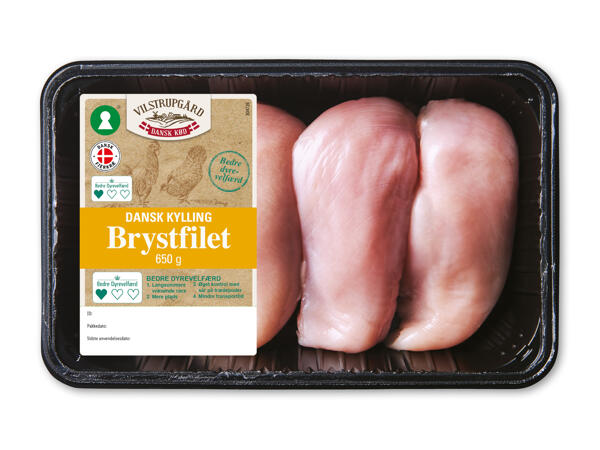 Danske kyllingebrystfileter