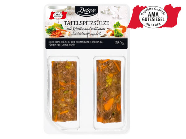 Tafelspitzsülze mit Gemüse