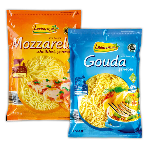 Mozzarella oder Gouda